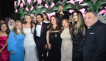 حفل زفاف ابنة المنتج ممدوح شاهين