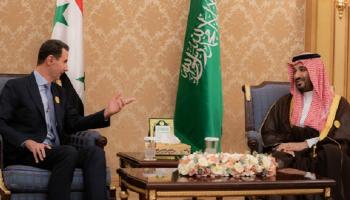 ولي العهد السعودي والرئيس السوري