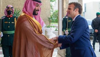 إيمانويل ماكرون في زيارة سابقة إلى السعودية