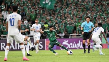 من مباراة الأهلي واستقلال طهران