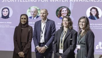 جانب من مشاركة "مبادرة محمد بن زايد للماء" في COP16 