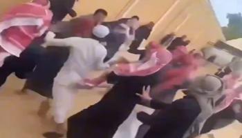 لقطة من فيديو المشاجرة