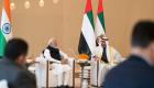 محمد بن زايد يبحث مع رئيس وزراء الهند تعزيز العلاقات الثنائية 