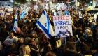 Netanyahu protestoculara sırtını döndü: Tel Aviv'deki hükümet karşıtı hareket