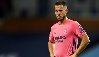 إيدين هازارد بقميص ريال مدريد