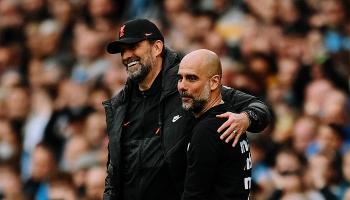 غوارديولا مدرب مانشستر سيتي وكلوب مدرب ليفربول
