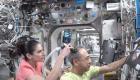  ببینید | کوتاه کردن مو‌های سر یک فضانورد توسط یاسمین مقبلی در فضا!