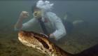 De nouvelles espèces d'anaconda  découvertes lors du tournage de la nouvelle série Will Smith