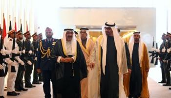 الشيخ محمد بن زايد آل نهيان مع أمير الكويت