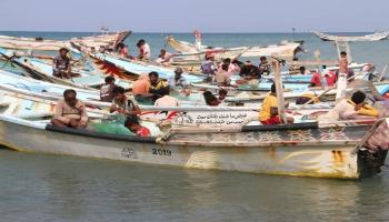 صيادون في مدينة المخا اليمنية.. أرشيفية