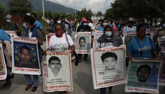 مظاهرة سابقة لأهالي الطلاب المفقودين