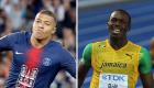 Ligue des Champions: Kylian Mbappé presque aussi rapide qu'Usain Bolt