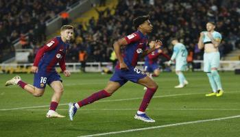 لامين يامال من فوز برشلونة على مايوركا