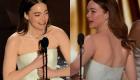 Emma Stone vole la vedette aux Oscars avec une robe déchirée