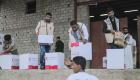الهلال الأحمر الإماراتي يدشن مشروع توزيع المير الرمضاني في حضرموت