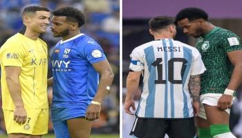 البليهي مع ميسي ورونالدو