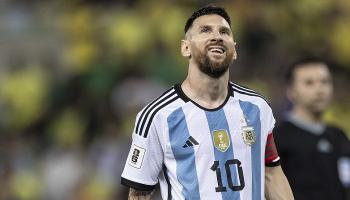 ليونيل ميسي بقميص منتخب الأرجنتين