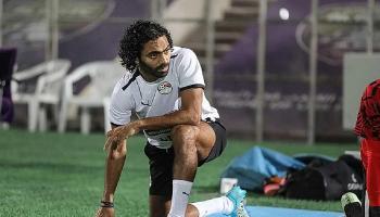 حسين الشحات بقميص منتخب مصر