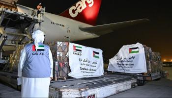 المساعدات الإماراتية إلى غزة