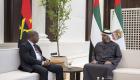 محمد بن زايد ورئيس أنغولا يبحثان العلاقات الاقتصادية بين البلدين