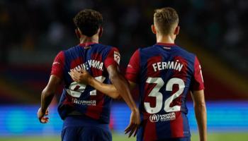 فيرمين لوبيز ولامين يامال ثنائي برشلونة