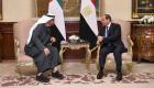 رئيس دولة الإمارات يصل إلى مصر