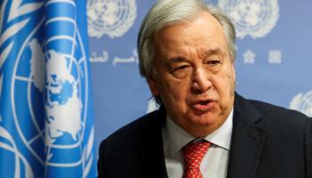 Antonio Guterres, le Secrétaire général des Nations unies