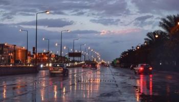 أمطار في شوارع الرياض