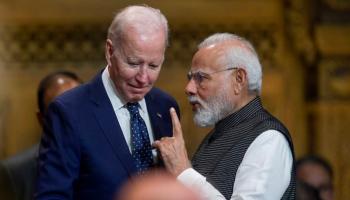 رئيس الوزراء الهندي خلال لقاء سابق مع الرئيس الأمريكي بايدن