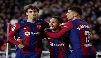 من فوز برشلونة على لاس بالماس