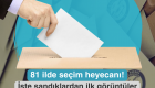 Türkiye sandık başında. 81 ilde seçim heyecanı başladı! İşte sandıklardan ilk görüntüler