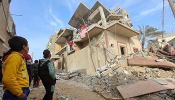 آثار الدمار جراء الحرب في غزة - رويترز