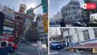 مشاهد مرعبة من زلزال تايوان.. أبنية عملاقة تنهار وسكان محاصرون (فيديو)