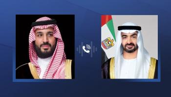 رئيس دولة الإمارات وولي العهد السعودي