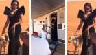 جورجينا والكلب.. إطلالة غريبة في صحراء السعودية تثير الجدل (فيديو)