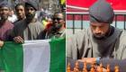 Un Nigérian bat record du monde d'échecs soutenu par la communauté mondiale