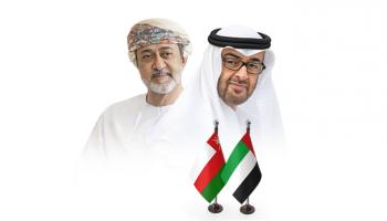 رئيس الإمارات وسلطان عمان 