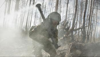 جندي أوكراني على الجبهة الشرقية
