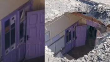 انهيار سقف مدرسة في الجزائر