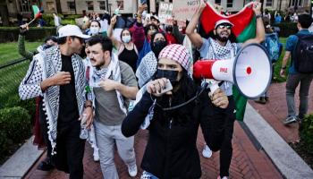 احتجاجات الجامعات تتواصل ضد إسرائيل