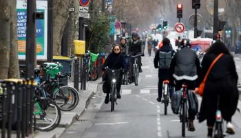 انتشار الدراجات الهوائية في باريس