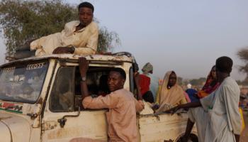 نازحون سودانيون من دارفور إلى تشاد