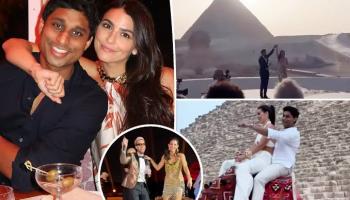Mariage spectaculaire devant les pyramides : Ankur Jain et Erika Hammond unis (Vidéo)