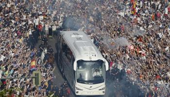 حافلة ريال مدريد - أرشيفية