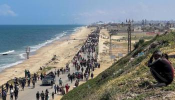 طريق ساحلي في غزة - أرشيفية
