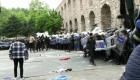 Saraçhane’de polisle göstericiler arasında arbede yaşandı 