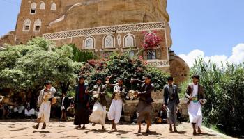 رقصة شعبية في اليمن