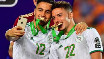 بن ناصر ووناس نجما منتخب الجزائر