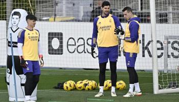 كيبا وكورتوا ولونين حراس ريال مدريد