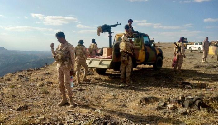 قوات يمنية خلال صد هجوم حوثي- أرشيفية